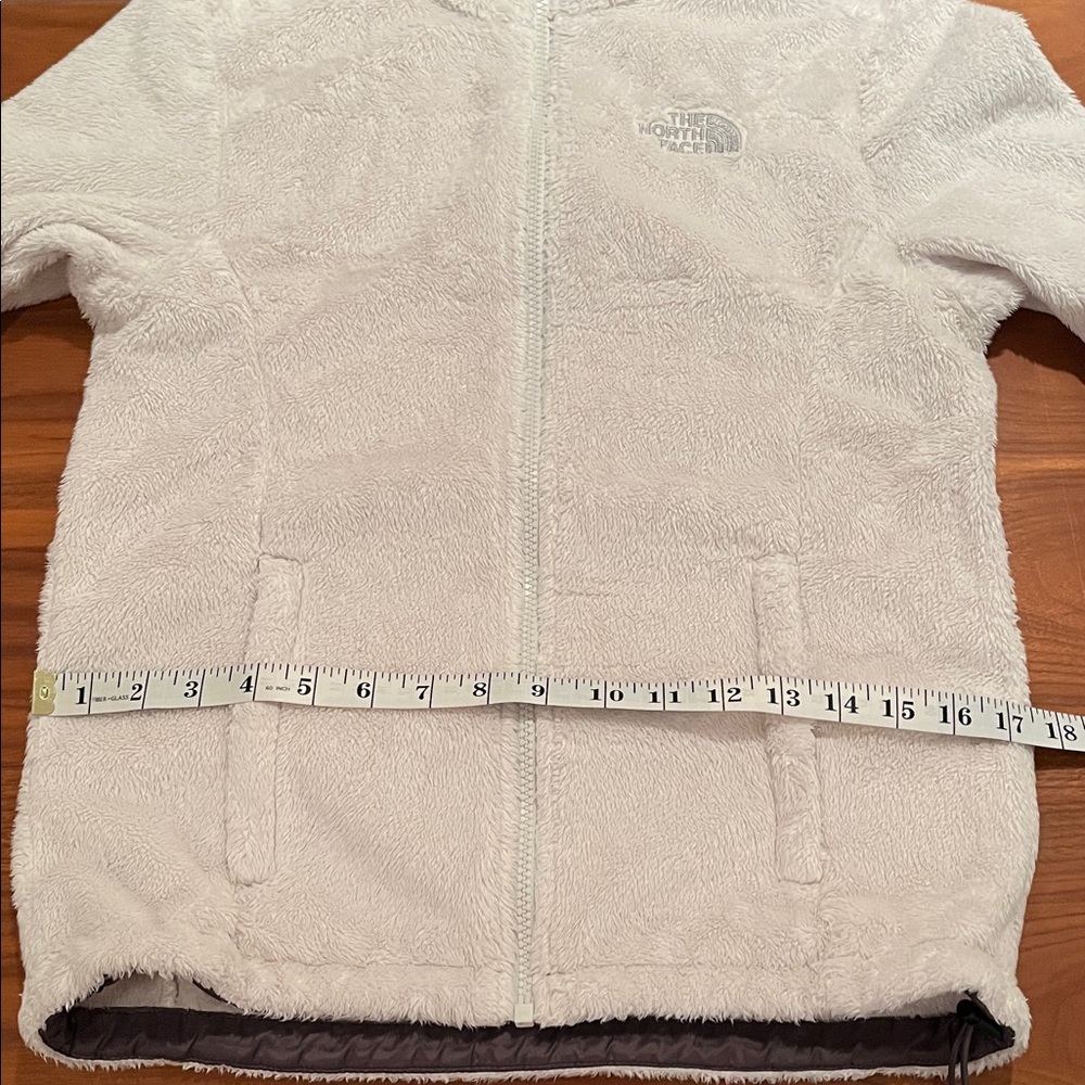 THE NORTH FACE Women's Plush Off-White Full-Zip Fleece Jacket Size XS/TP EUC - Picture 7 of 12